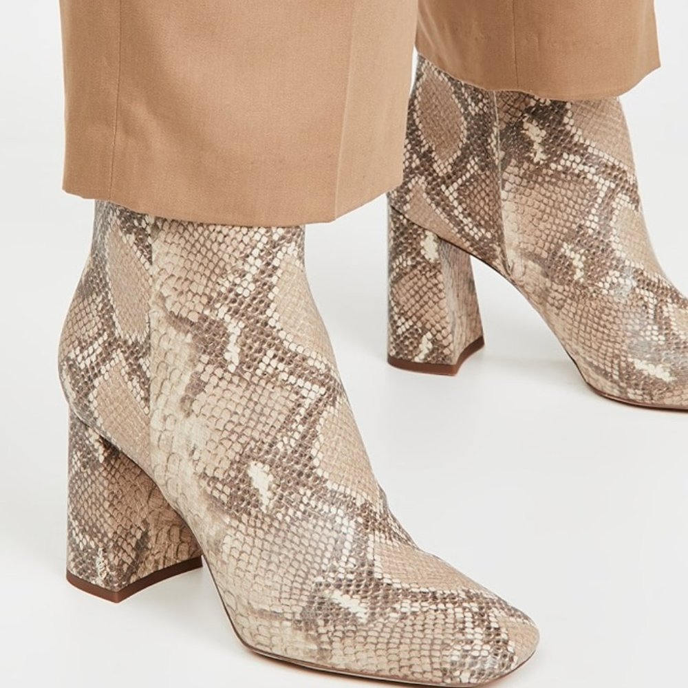 NEW Sam Edelman Codie Snakeskin Ankle Bootie 7.5